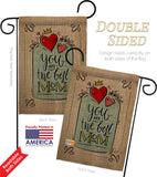 The Best Mom - Mother's Day Summer Vertical Impressions Decorative Flags HG137162 Made In USA