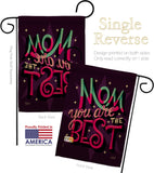 Mom Are Best - Mother's Day Summer Vertical Impressions Decorative Flags HG137182 Made In USA