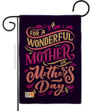 Wonderful Mother - Mother's Day Summer Vertical Impressions Decorative Flags HG137187 Made In USA