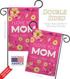 Happy Mother's Day - Mother's Day Summer Vertical Impressions Decorative Flags HG192368 Made In USA