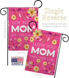 Happy Mother's Day - Mother's Day Summer Vertical Impressions Decorative Flags HG192368 Made In USA