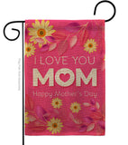 Happy Mother's Day - Mother's Day Summer Vertical Impressions Decorative Flags HG192368 Made In USA