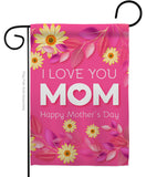 Happy Mother's Day - Mother's Day Summer Vertical Impressions Decorative Flags HG192368 Made In USA