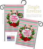 Roses Mother Day - Mother's Day Summer Vertical Impressions Decorative Flags HG192518 Made In USA