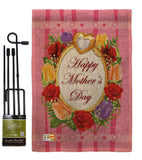 Happy Mother's Day - Mother's Day Summer Vertical Impressions Decorative Flags HG115071 Made In USA