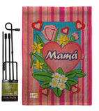 Mamá - Mother's Day Summer Vertical Impressions Decorative Flags HG115078S Made In USA