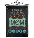 The World Mom - Mother's Day Summer Vertical Impressions Decorative Flags HG115122 Made In USA