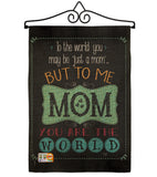The World Mom - Mother's Day Summer Vertical Impressions Decorative Flags HG115122 Made In USA