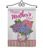 Mother Day Hydrangeas - Mother's Day Summer Vertical Impressions Decorative Flags HG115149 Made In USA