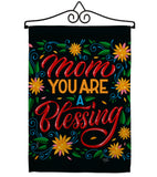 Mom You Are Blessing - Mother's Day Summer Vertical Impressions Decorative Flags HG115174 Made In USA