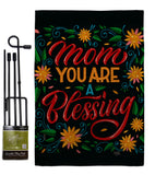 Mom You Are Blessing - Mother's Day Summer Vertical Impressions Decorative Flags HG115174 Made In USA