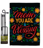 Mom You Are Blessing - Mother's Day Summer Vertical Impressions Decorative Flags HG115174 Made In USA