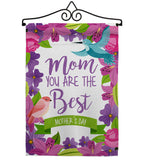 Mom Are Best - Mother's Day Summer Vertical Impressions Decorative Flags HG115229 Made In USA