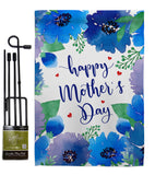 Royal Floral Mother's Day - Mother's Day Summer Vertical Impressions Decorative Flags HG137052 Made In USA