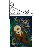 Otter Mother Day - Mother's Day Summer Vertical Impressions Decorative Flags HG137181 Made In USA