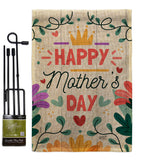 Queen Mom - Mother's Day Summer Vertical Impressions Decorative Flags HG137375 Made In USA