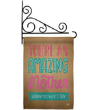 You're an Amazing Mother - Mother's Day Summer Vertical Impressions Decorative Flags HG191102 Made In USA