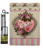 Rose Mother Day - Mother's Day Summer Vertical Impressions Decorative Flags HG192183 Made In USA