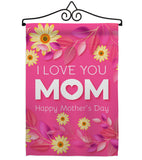 Happy Mother's Day - Mother's Day Summer Vertical Impressions Decorative Flags HG192368 Made In USA