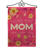 Happy Mother's Day - Mother's Day Summer Vertical Impressions Decorative Flags HG192368 Made In USA