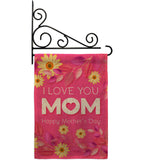 Happy Mother's Day - Mother's Day Summer Vertical Impressions Decorative Flags HG192368 Made In USA