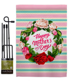 Roses Mother Day - Mother's Day Summer Vertical Impressions Decorative Flags HG192518 Made In USA