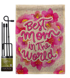 Best Mom - Mother's Day Summer Vertical Impressions Decorative Flags HG192525 Made In USA
