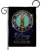 Pray United States Soldiers - Military Americana Vertical Impressions Decorative Flags HG120069 Made In USA