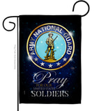 Pray United States Soldiers - Military Americana Vertical Impressions Decorative Flags HG120069 Made In USA