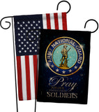Pray United States Soldiers - Military Americana Vertical Impressions Decorative Flags HG120069 Made In USA