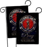 Pray United States Soldiers - Military Americana Vertical Impressions Decorative Flags HG120071 Made In USA