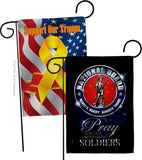 Pray United States Soldiers - Military Americana Vertical Impressions Decorative Flags HG120071 Made In USA