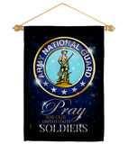 Pray United States Soldiers - Military Americana Vertical Impressions Decorative Flags HG120069 Made In USA