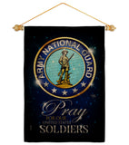 Pray United States Soldiers - Military Americana Vertical Impressions Decorative Flags HG120069 Made In USA