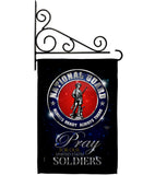 Pray United States Soldiers - Military Americana Vertical Impressions Decorative Flags HG120071 Made In USA