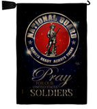 Pray United States Soldiers - Military Americana Vertical Impressions Decorative Flags HG120071 Made In USA