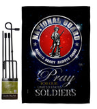 Pray United States Soldiers - Military Americana Vertical Impressions Decorative Flags HG120071 Made In USA