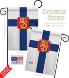 Finland - Nationality Flags of the World Vertical Impressions Decorative Flags HG108103 Made In USA