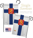 Finland - Nationality Flags of the World Vertical Impressions Decorative Flags HG108103 Made In USA