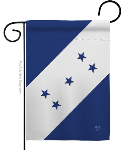 Honduras - Nationality Flags of the World Vertical Impressions Decorative Flags HG108152 Made In USA