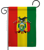 Bolivia - Nationality Flags of the World Vertical Impressions Decorative Flags HG108155 Made In USA