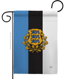 Estonia - Nationality Flags of the World Vertical Impressions Decorative Flags HG108171 Made In USA