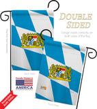 Bavaria - Nationality Flags of the World Vertical Impressions Decorative Flags HG108202 Made In USA