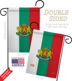 Bulgaria - Nationality Flags of the World Vertical Impressions Decorative Flags HG108204 Made In USA