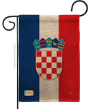 Croatia - Nationality Flags of the World Vertical Impressions Decorative Flags HG108210 Made In USA