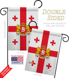 Georgia Republic - Nationality Flags of the World Vertical Impressions Decorative Flags HG108212 Made In USA