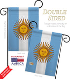 Argentina - Nationality Flags of the World Vertical Impressions Decorative Flags HG108214 Made In USA