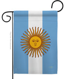 Argentina - Nationality Flags of the World Vertical Impressions Decorative Flags HG108214 Made In USA