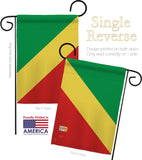 Congo - Nationality Flags of the World Vertical Impressions Decorative Flags HG108293 Made In USA