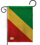 Congo - Nationality Flags of the World Vertical Impressions Decorative Flags HG108293 Made In USA